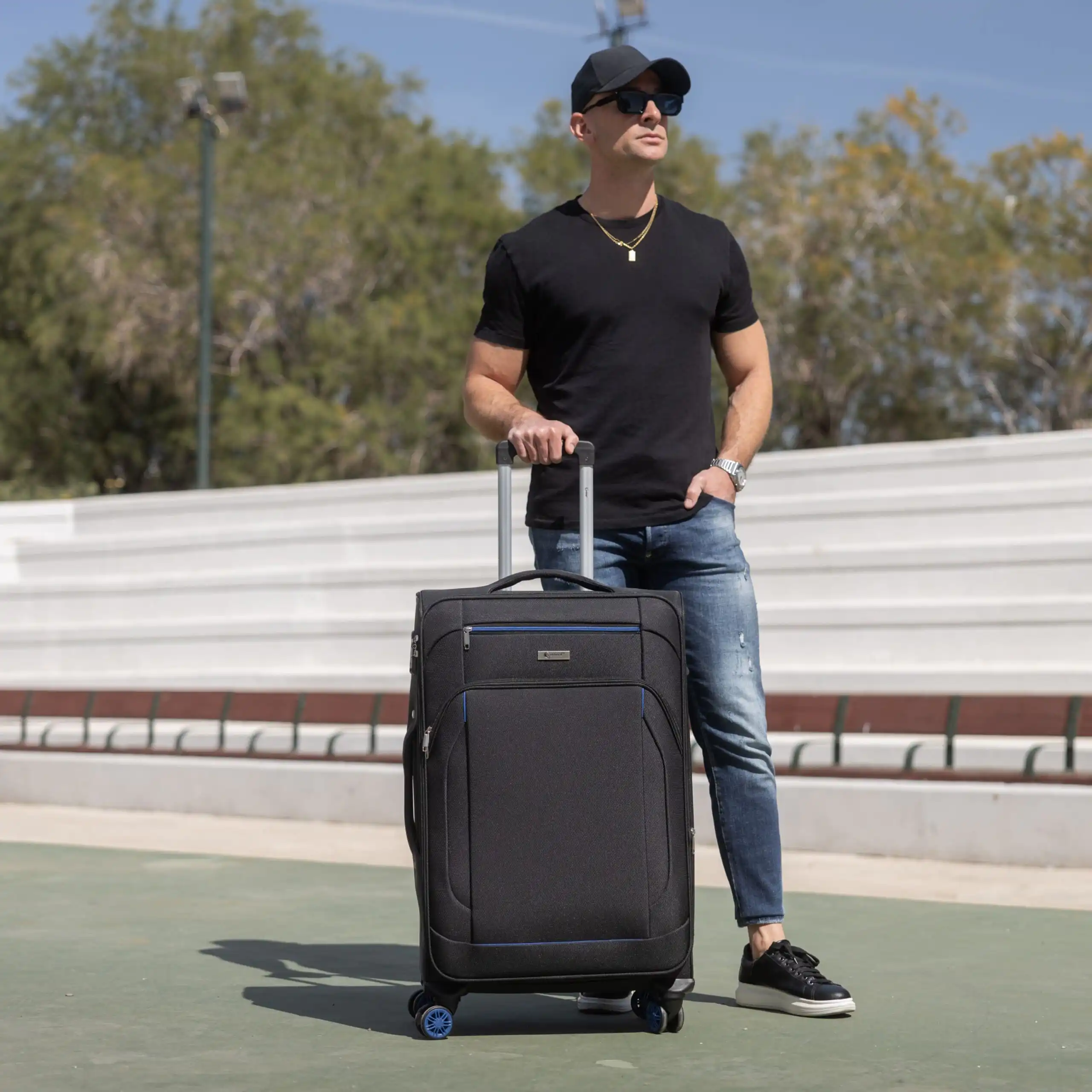 Βαλίτσα trolley Spectra Cardinal μεγάλη 5000/70cm μαύρη