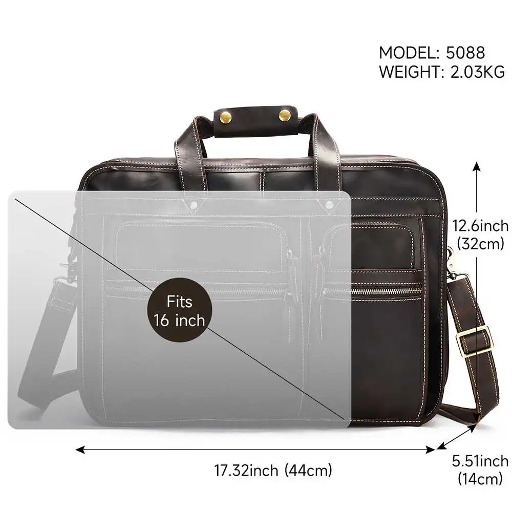 Δερμάτινος χαρτοφύλακας Cardinal 5088 coffee