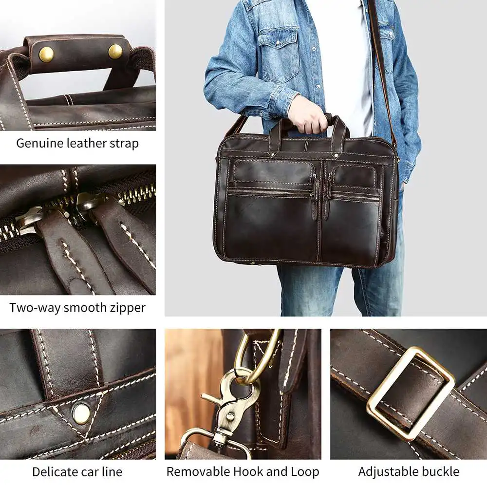 Δερμάτινος χαρτοφύλακας Cardinal 5088 coffee