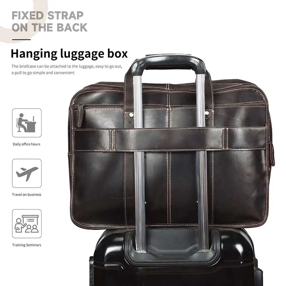 Δερμάτινος χαρτοφύλακας Cardinal 5088 coffee