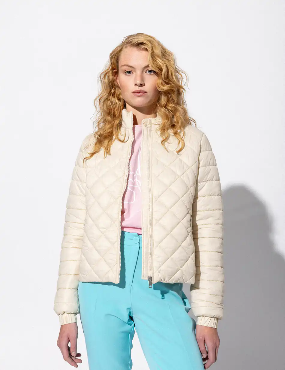 Splendid fashion γυναικείο ultra light μπουφάν 51-101-003 LT BEIGE