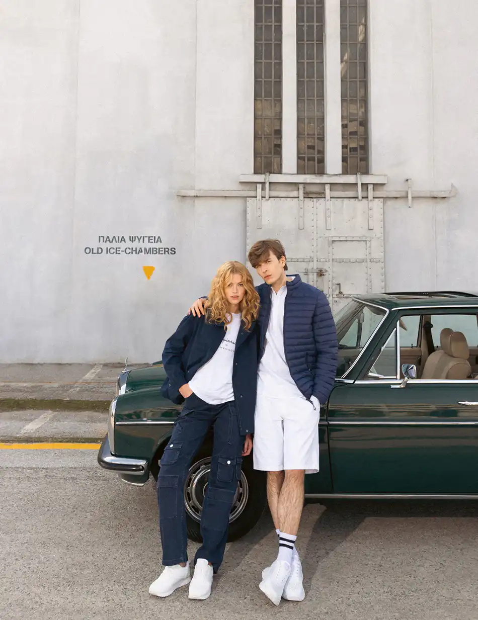 Splendid fashion γυναικείο πανωφόρι με κουκούλα 51-101-005 NAVY