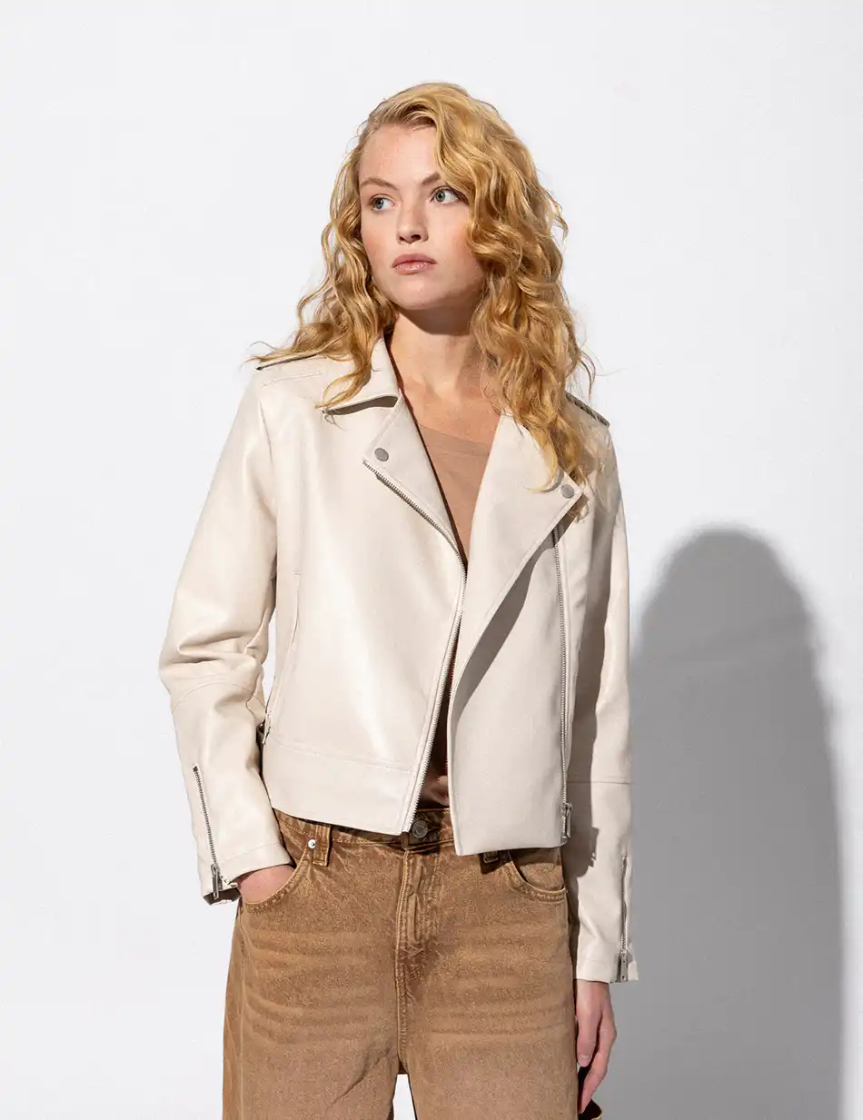 Splendid fashion γυναικείο perfeto από δερματίνη 51-101-011 SAND