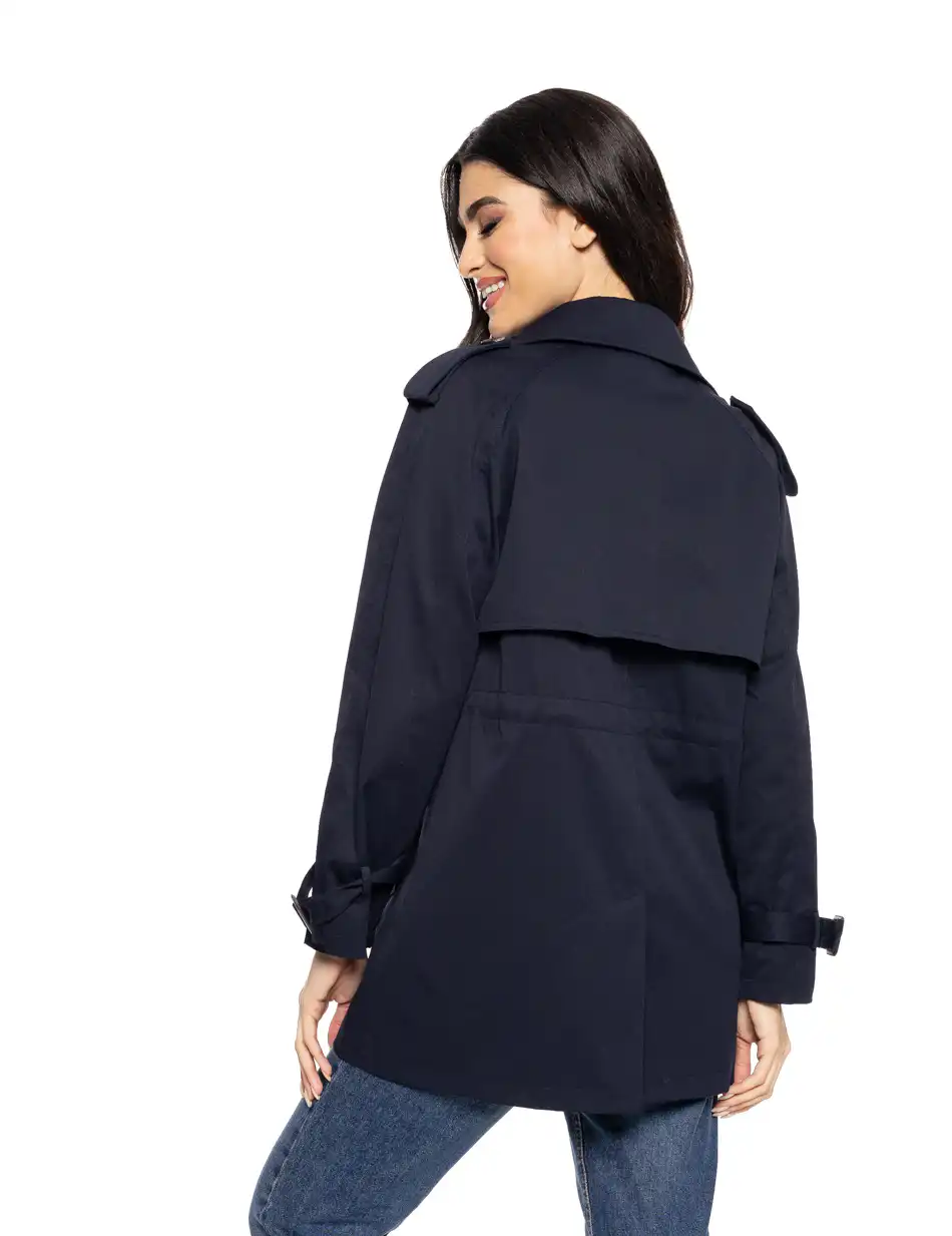 Splendid fashion γυναικεία demi καμπαρντίνα 51-101-017 NAVY