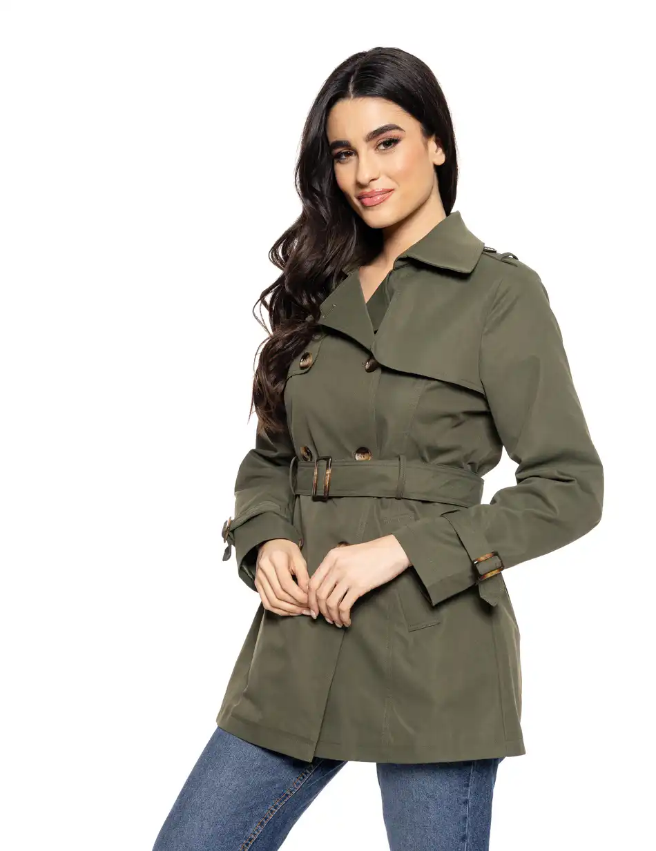 Biston fashion γυναικεία demi καμπαρντίνα 51-101-019 KHAKI