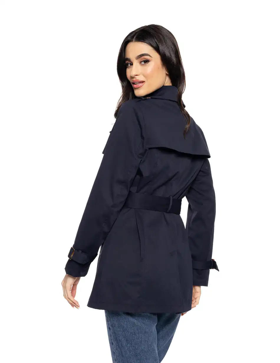 Biston fashion γυναικεία demi καμπαρντίνα 51-101-019 NAVY