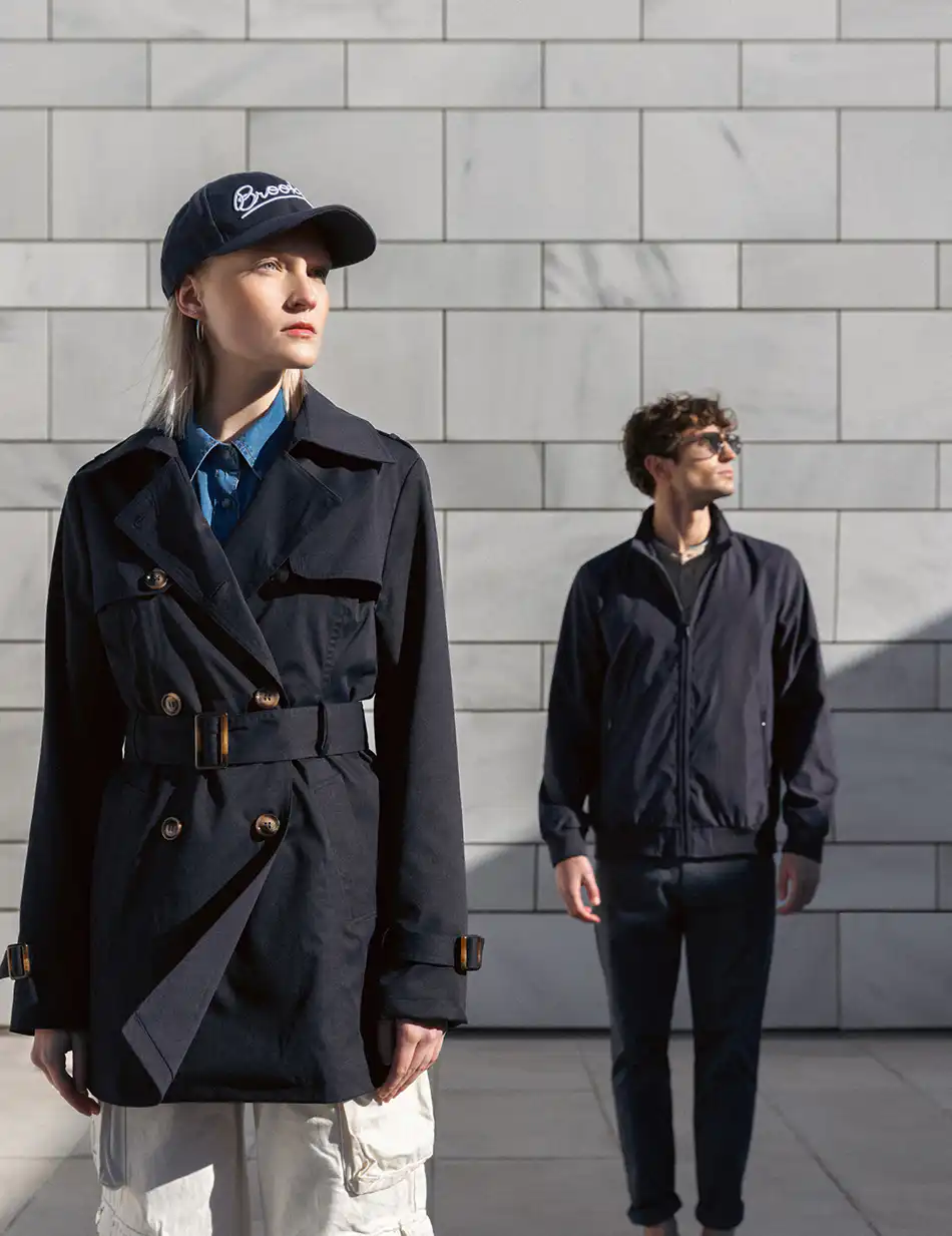 Biston fashion γυναικεία demi καμπαρντίνα 51-101-019 NAVY