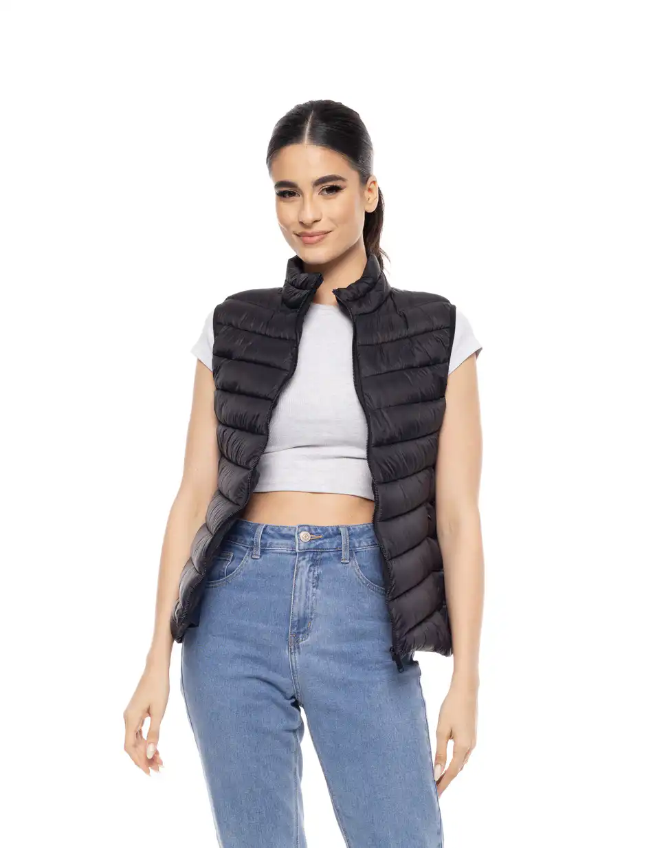 Splendid fashion γυναικείο αμάνικο με γιακά 51-102-003 BLACK