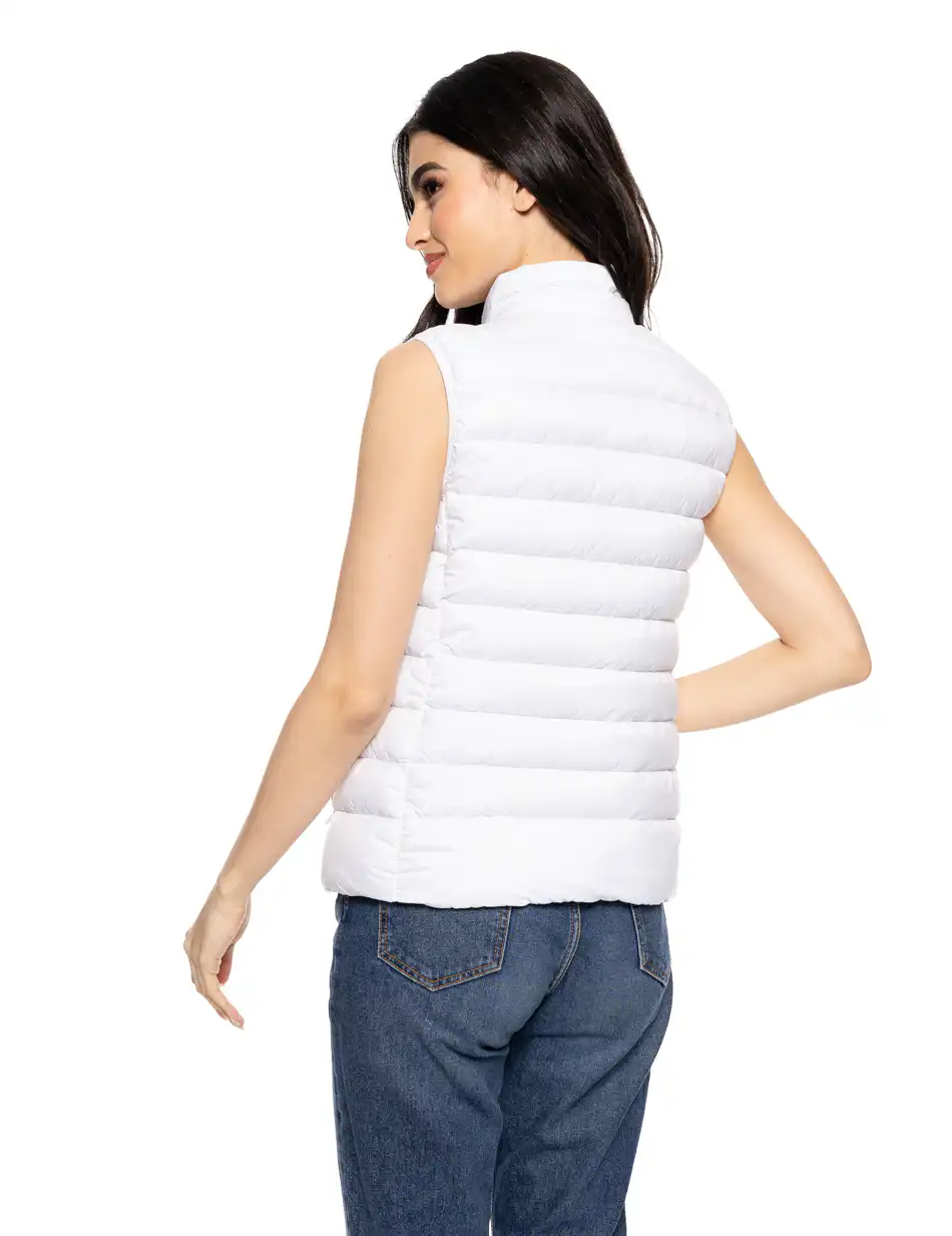 Splendid fashion γυναικείο αμάνικο με γιακά 51-102-003 WHITE