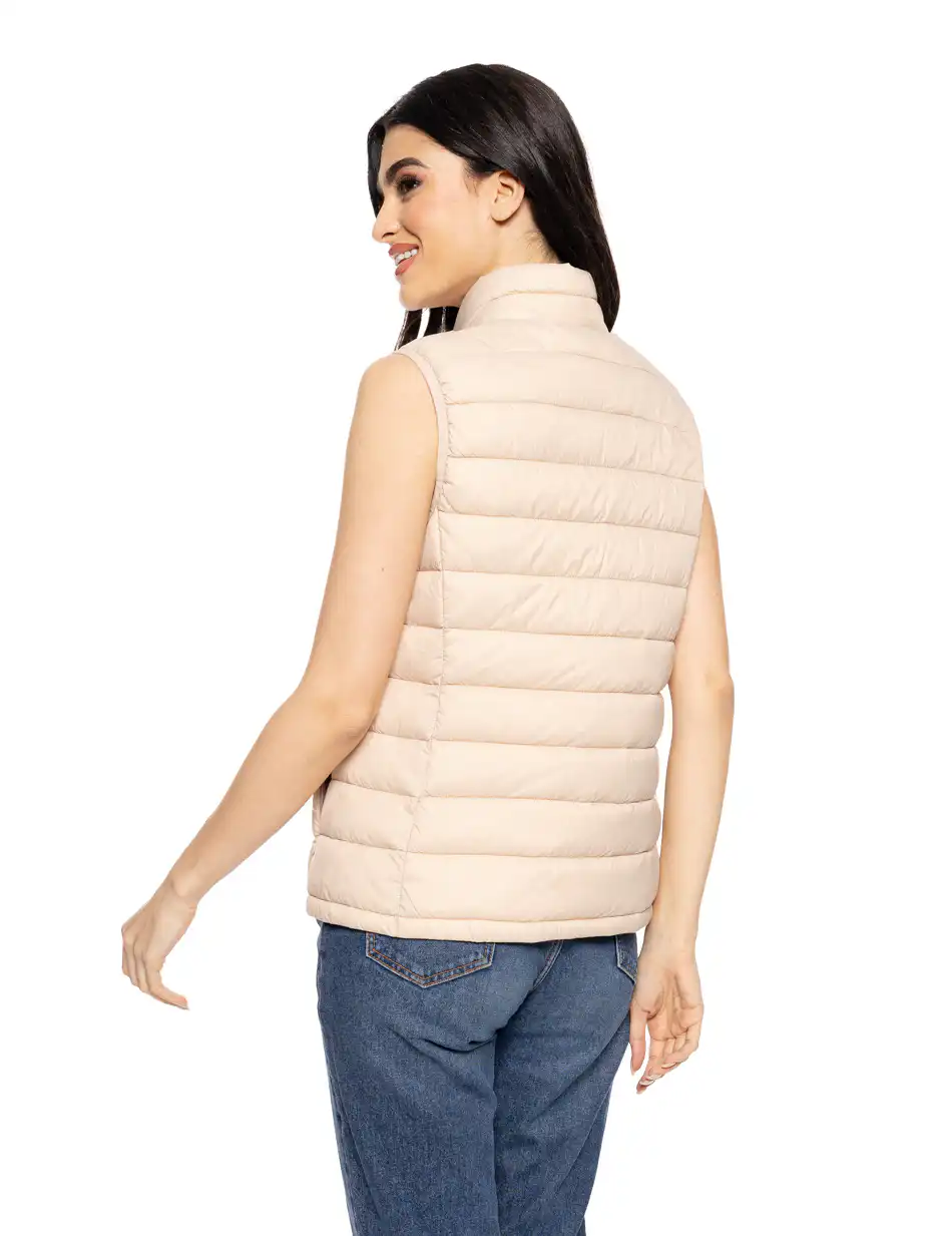 Splendid fashion γυναικείο αμάνικο με γιακά 51-102-003 LT BEIGE