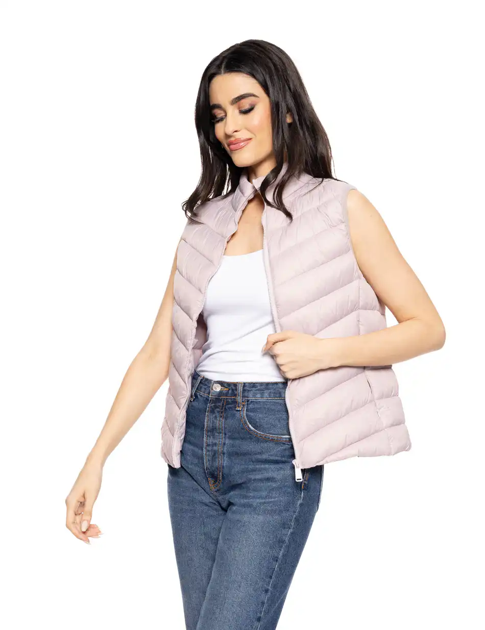 Splendid fashion γυναικείο αμάνικο με γιακά 51-102-003 LT PINK