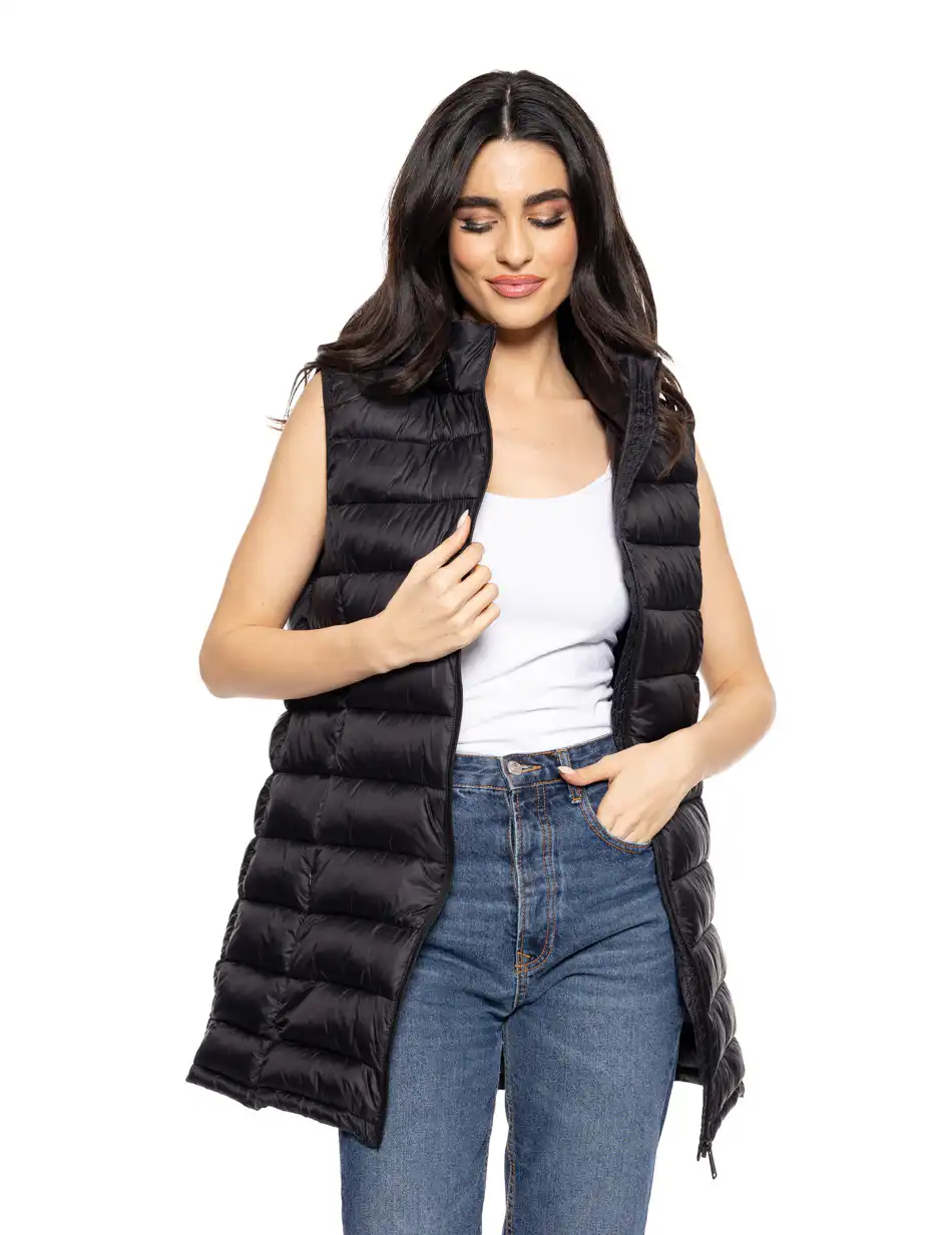 Splendid fashion γυναικείο αμάνικο με γιακά και κουκούλα 51-102-005 BLACK