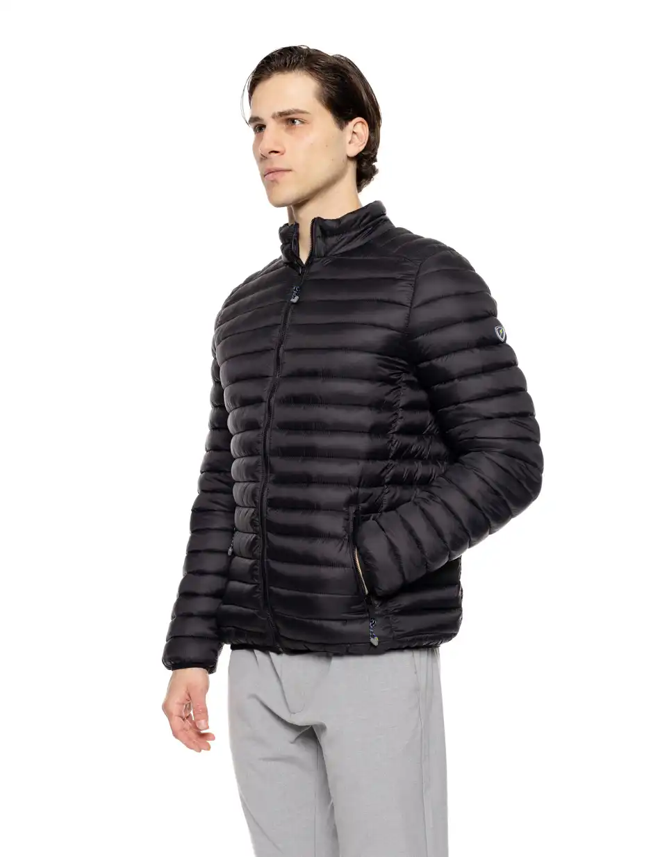 Splendid fashion ανδρικό ultra light πανωφόρι με γιακά 51-201-011 BLACK