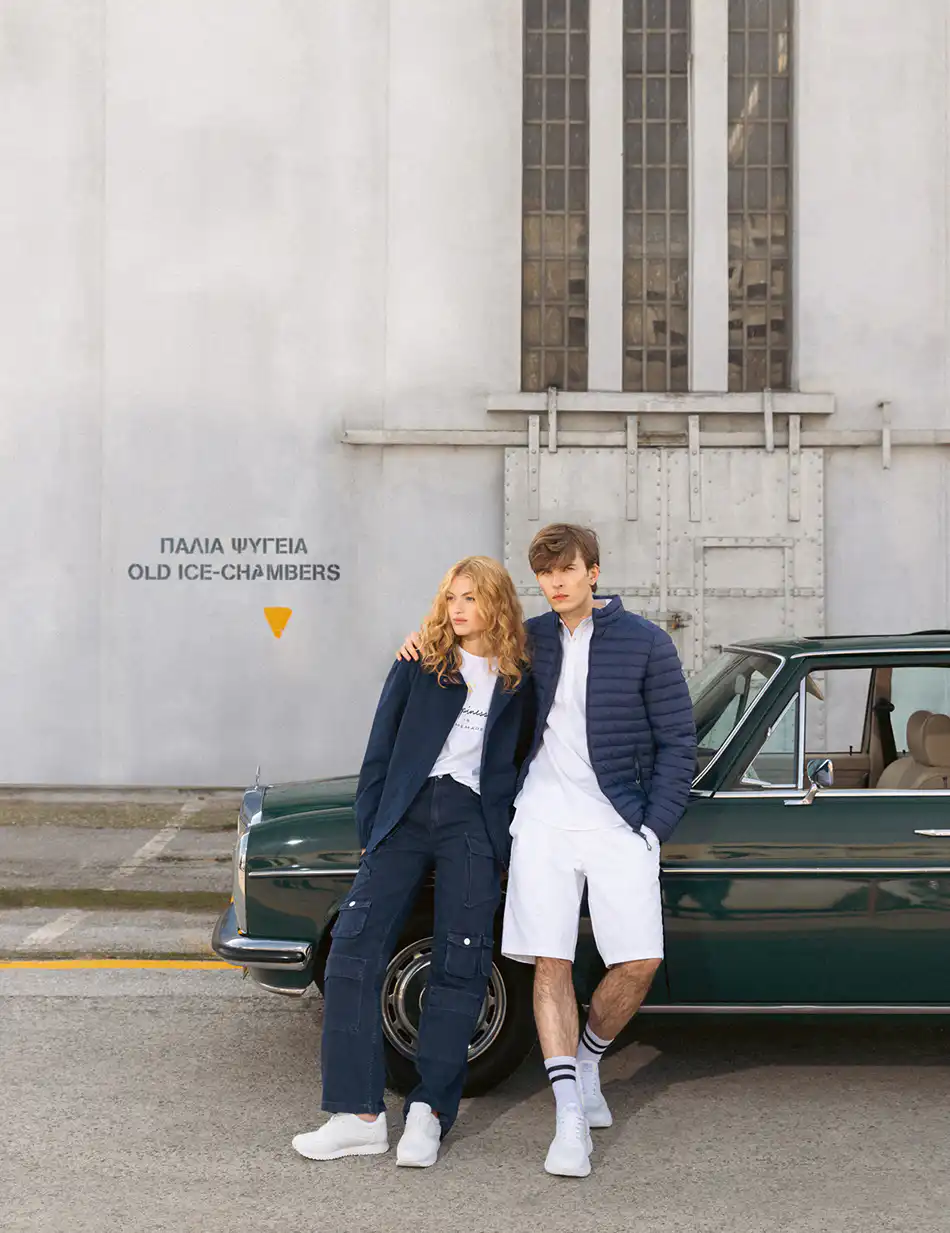 Splendid fashion ανδρικό ultra light πανωφόρι με γιακά 51-201-011 BLUE