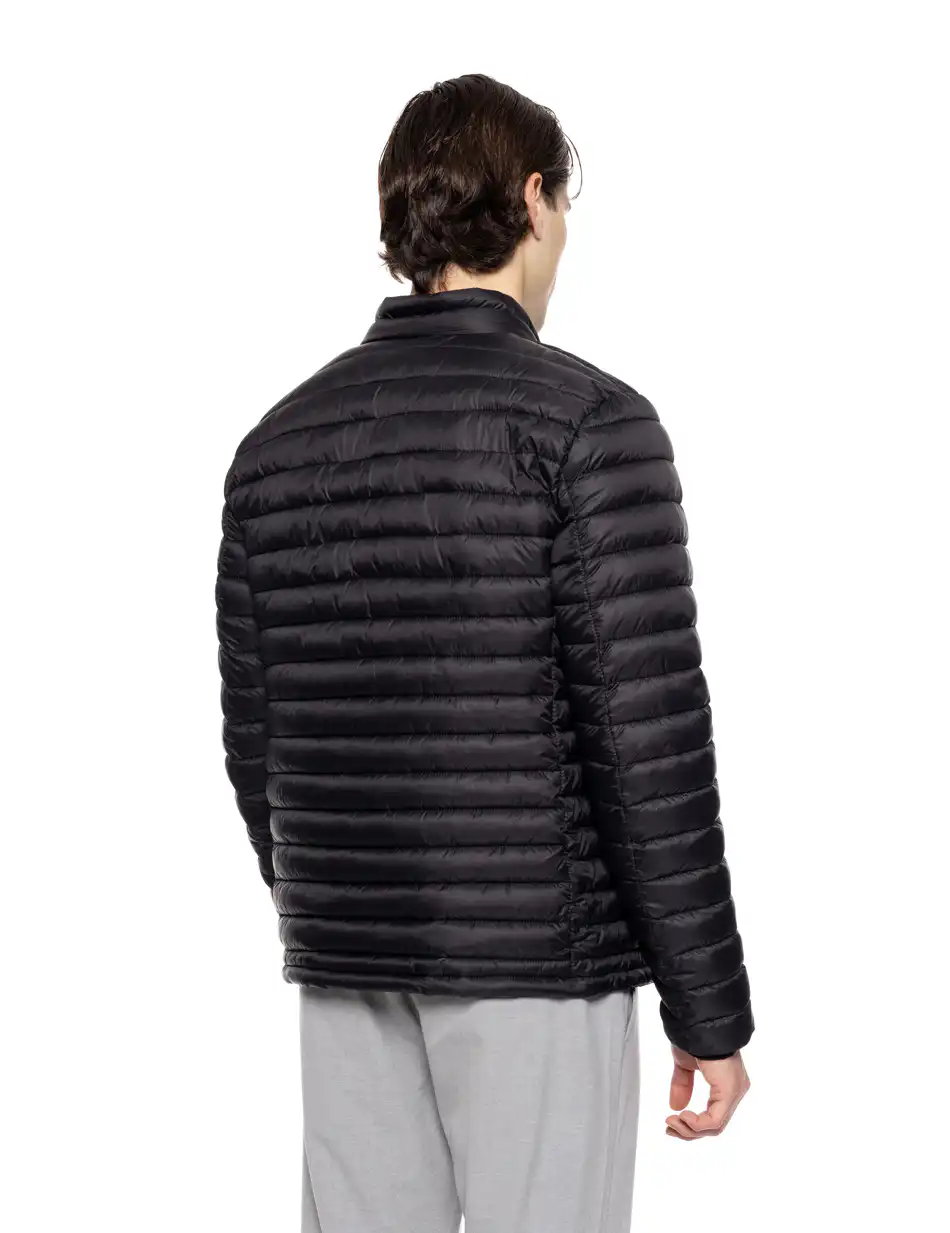 Biston fashion ανδρικό ultra light πανωφόρι με γιακά 51-201-012 BLACK