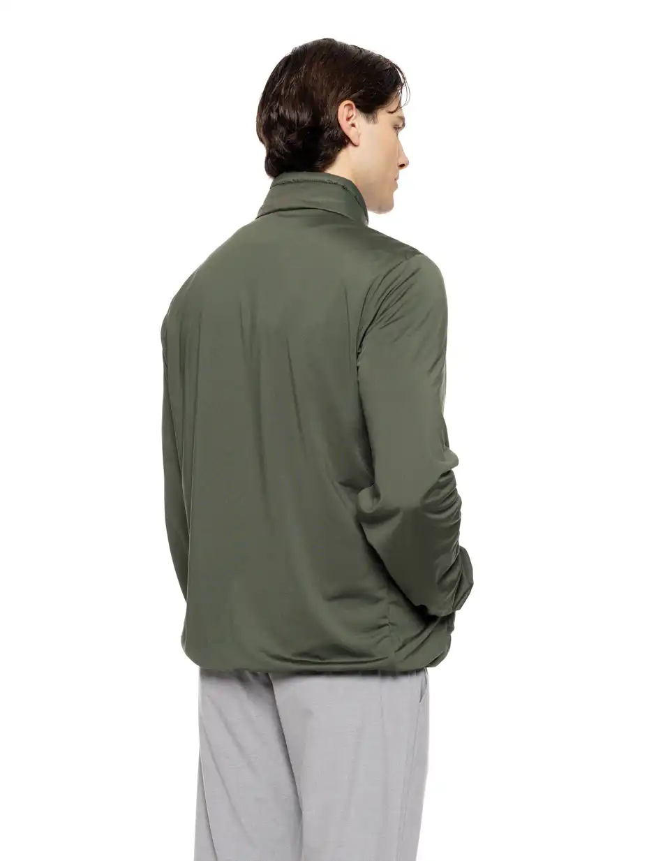 Splendid fashion ανδρικό ultra light πανωφόρι με γιακά 51-201-014 GREEN