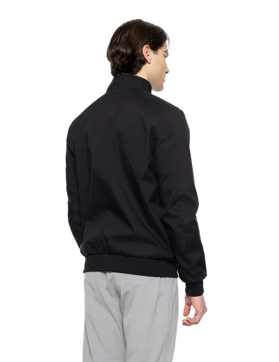 Biston fashion ανδρικό bomber πανωφόρι με γιακά 51-201-017 BLACK
