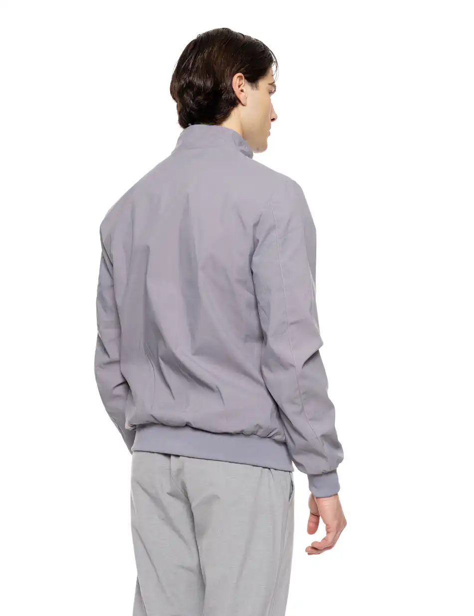 Biston fashion ανδρικό bomber πανωφόρι με γιακά 51-201-017 LT GREY
