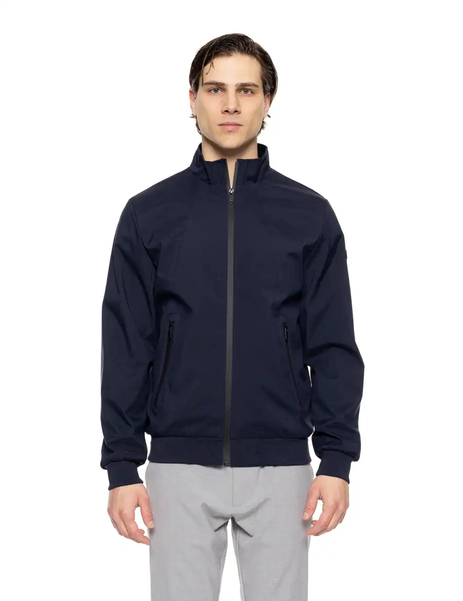 Biston fashion ανδρικό bomber πανωφόρι με γιακά 51-201-017 NAVY