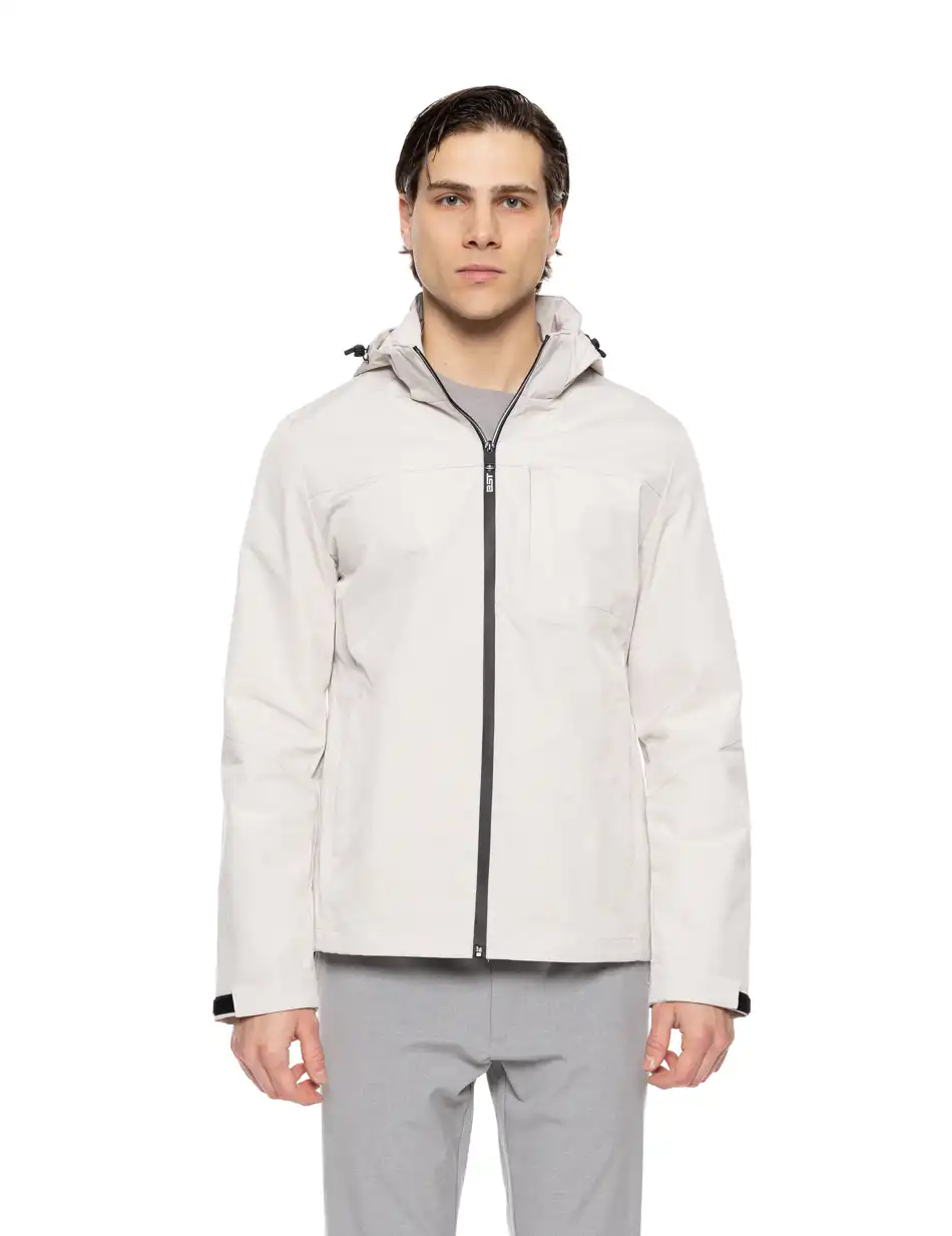 Biston fashion ανδρικό πανωφόρι με κουκούλα 51-201-026 ICE