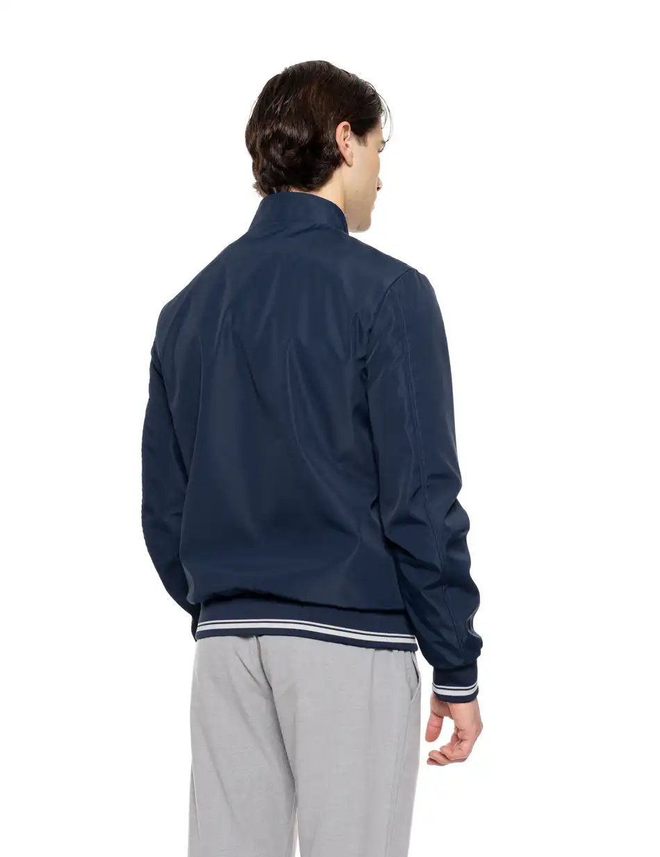 Splendid fashion ανδρικό bomber πανωφόρι με γιακά 51-201-030 NAVY