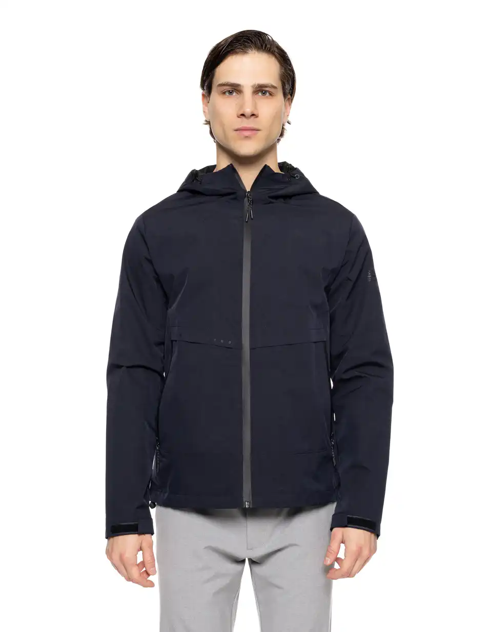 Splendid fashion ανδρικό πανωφόρι με κουκούλα 51-201-044 NAVY