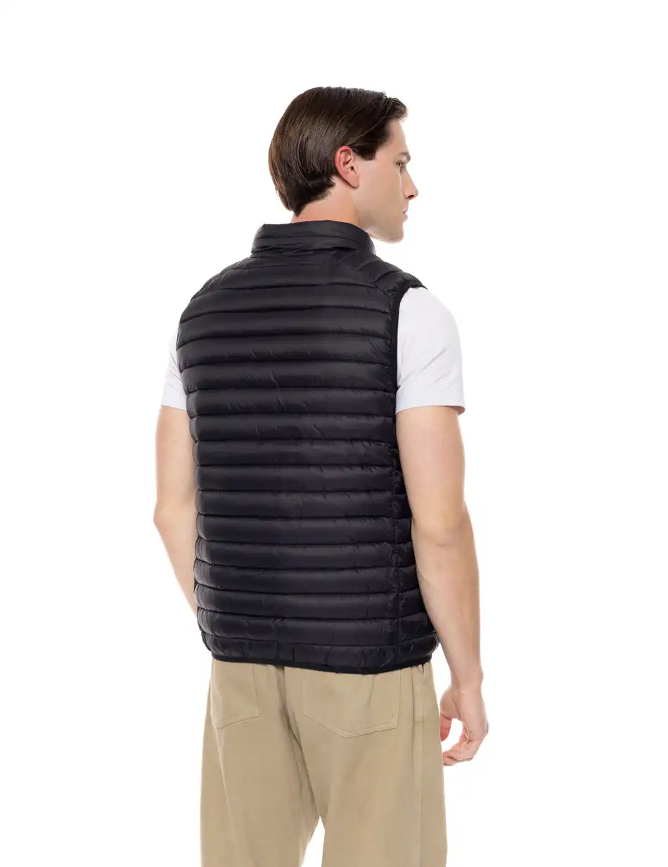 Splendid fashion ανδρικό ultra light αμάνικο μπουφάν με γιακά 51-202-004 BLACK