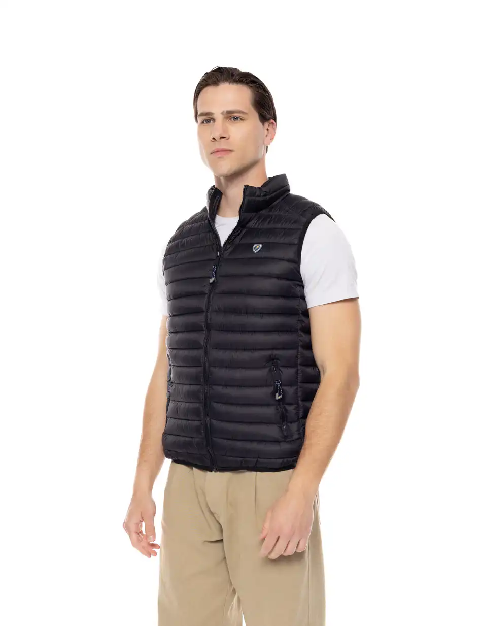 Splendid fashion ανδρικό ultra light αμάνικο μπουφάν με γιακά 51-202-004 BLACK