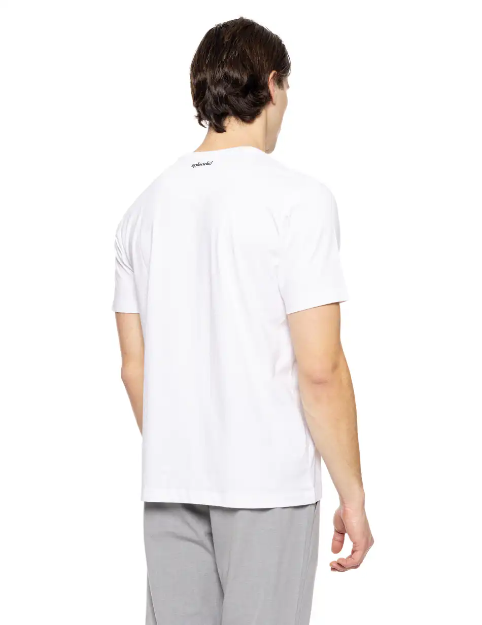Splendid fashion ανδρικό t-shirt 51-206-001 WHITE