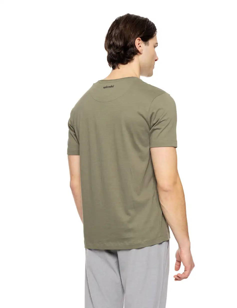 Splendid fashion ανδρικό t-shirt 51-206-008 KHAKI