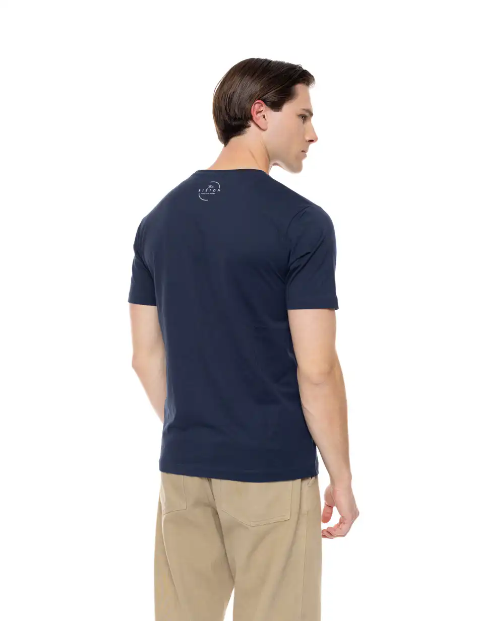 Biston fashion ανδρικό t-shirt 51-206-009 NAVY