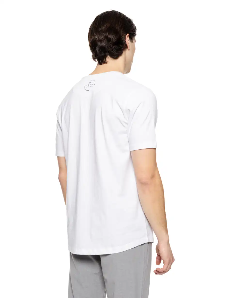 Biston fashion ανδρικό t-shirt 51-206-013 WHITE