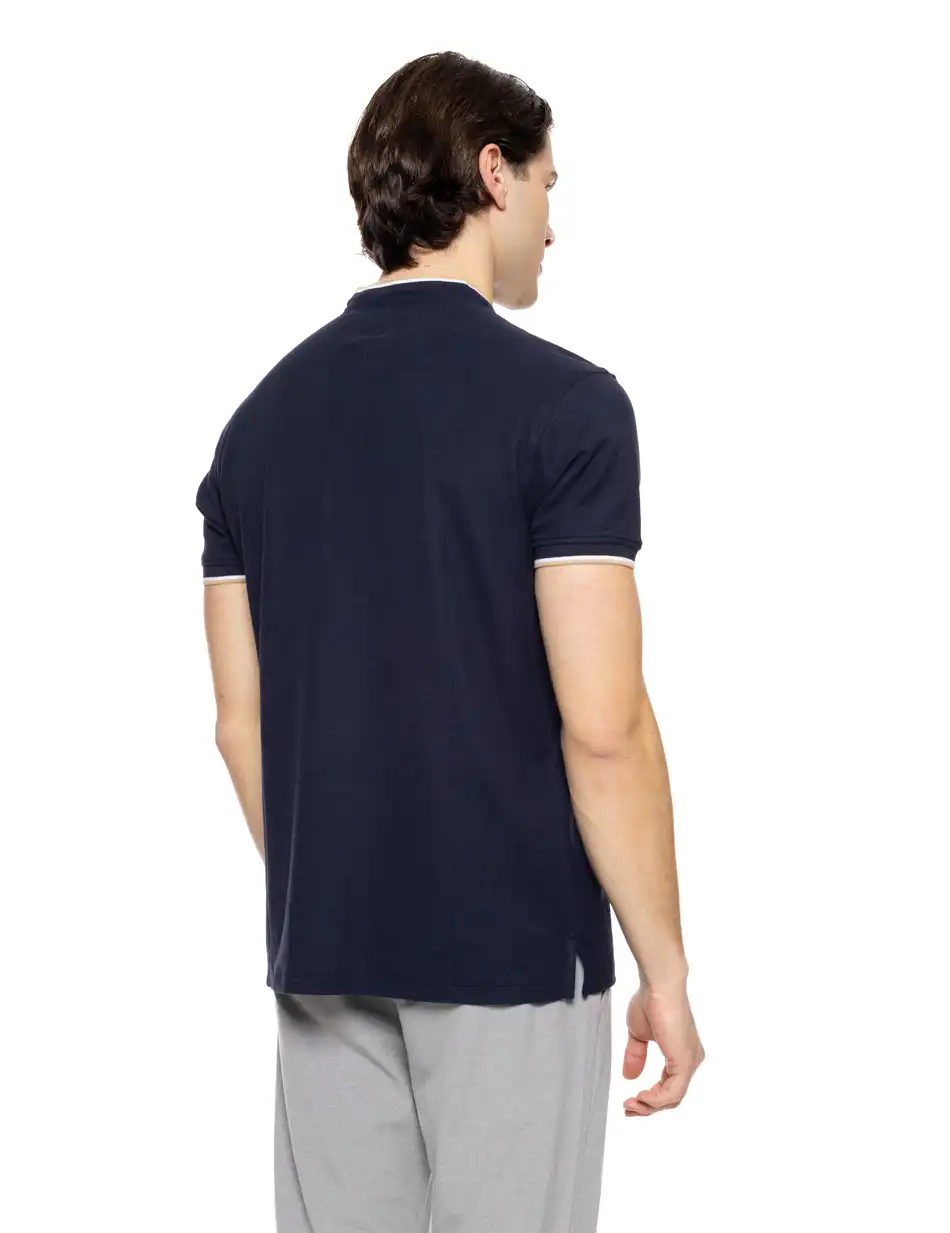 Biston fashion ανδρικό πόλο 51-206-023 NAVY