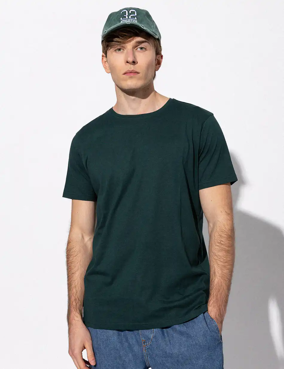 Smart fashion ανδρικό t-shirt 51-206-032 PETROL