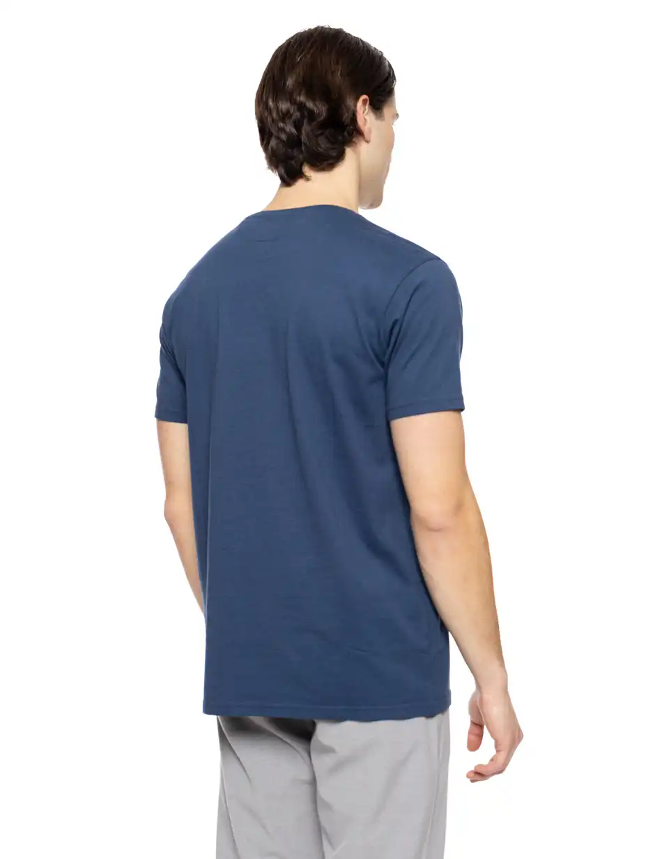Smart fashion ανδρικό t-shirt 51-206-032 INDIGO