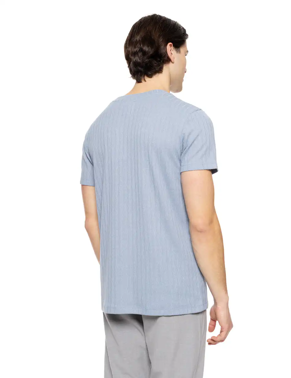 Biston fashion ανδρικό t-shirt 51-206-045 SKY BLUE