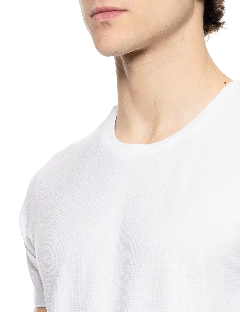 Biston fashion ανδρικό t-shirt 51-206-055 WHITE