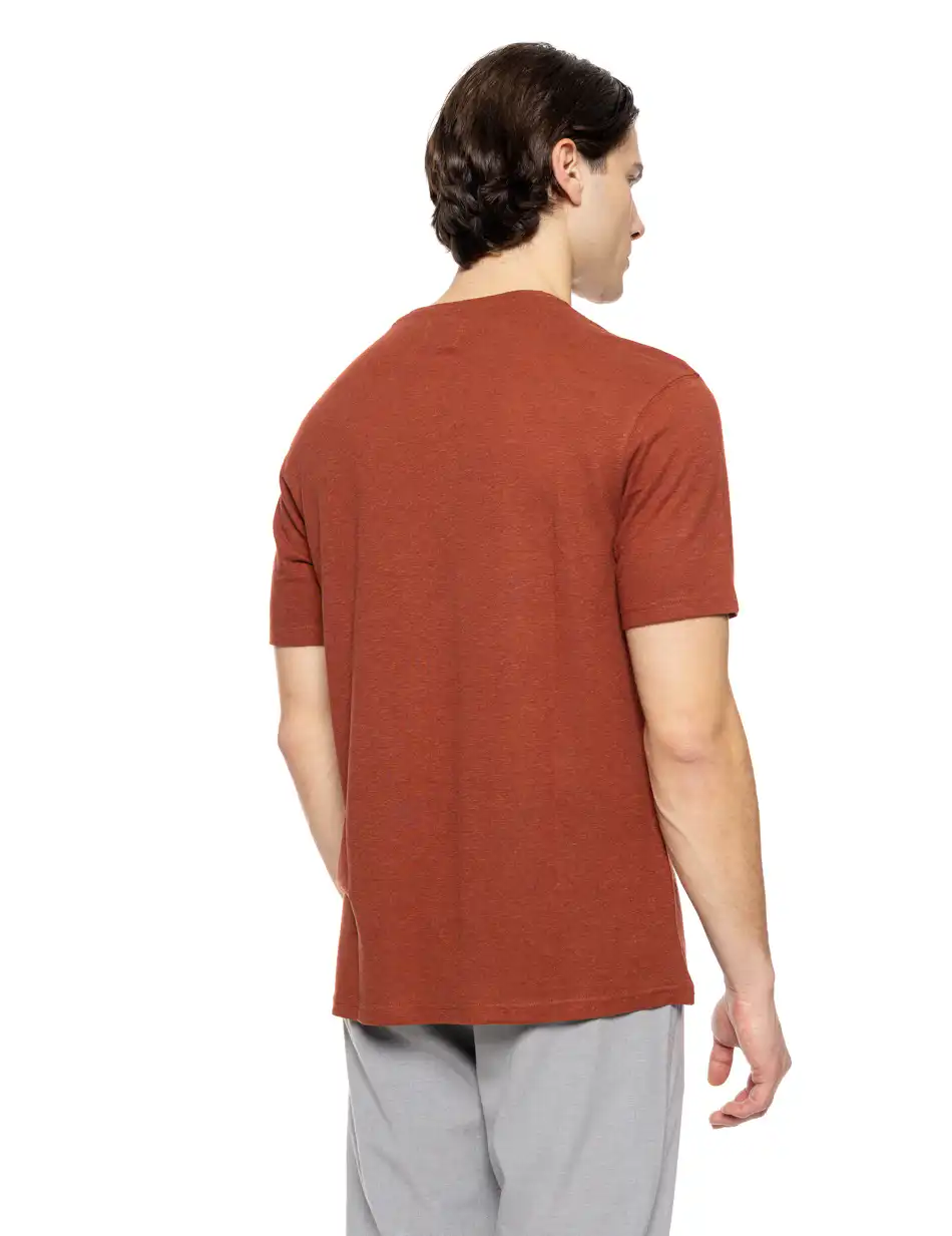 Smart fashion ανδρικό πλεκτό t-shirt 51-206-056 PAPRIKA