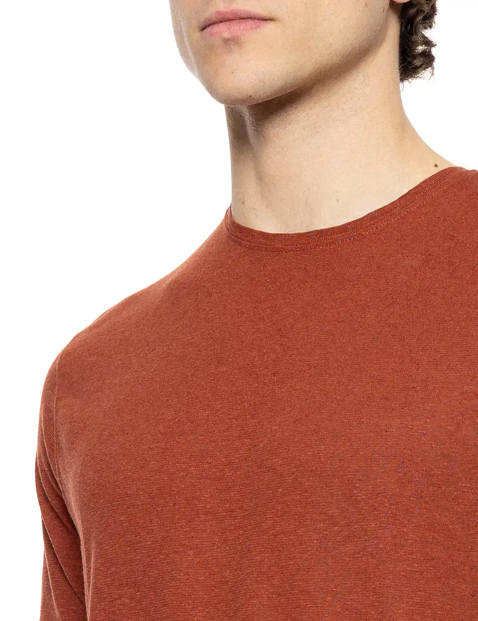 Smart fashion ανδρικό πλεκτό t-shirt 51-206-056 PAPRIKA