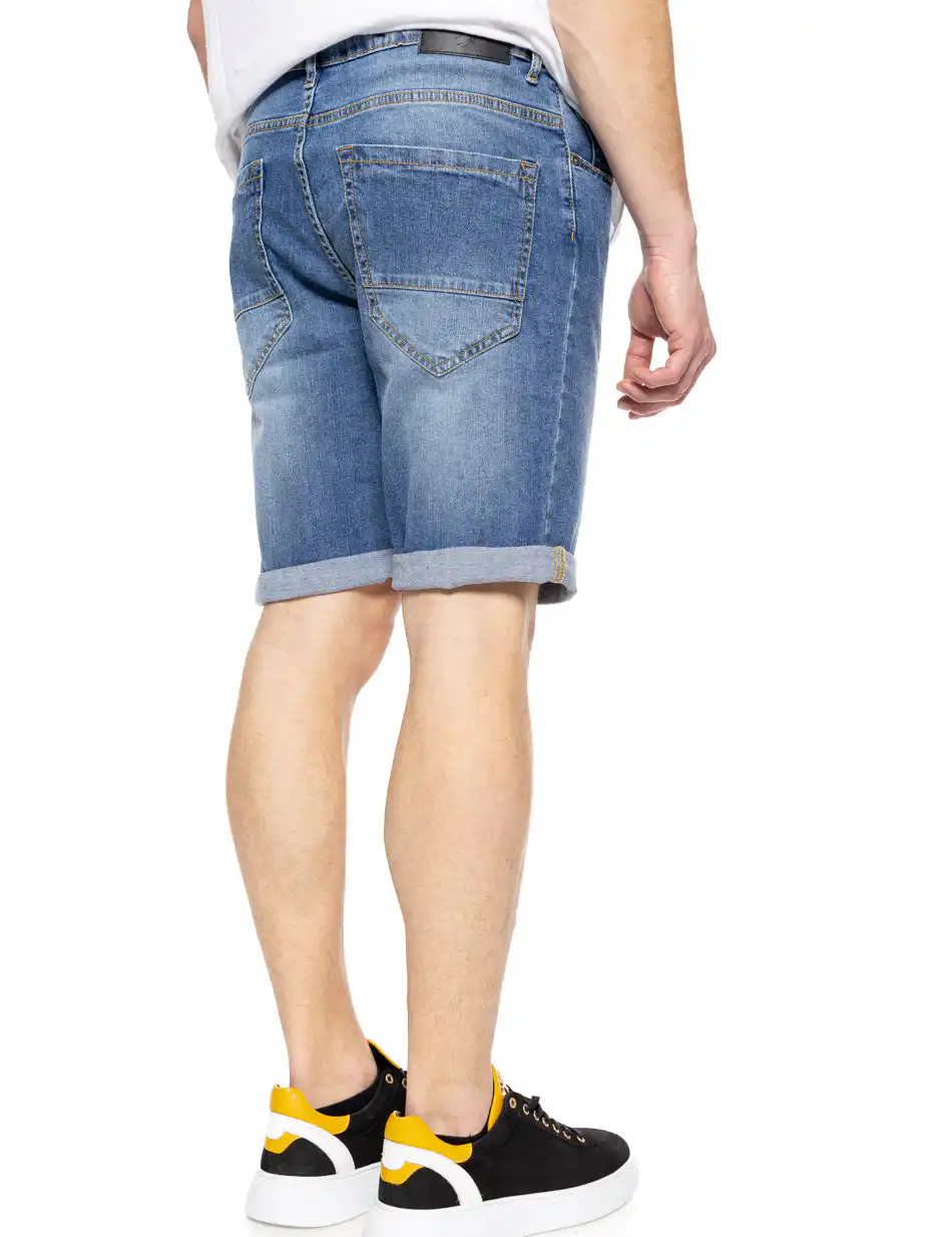 Splendid fashion ανδρική 5τσεπη τζιν βερμούδα 51-221-011 MID WASH