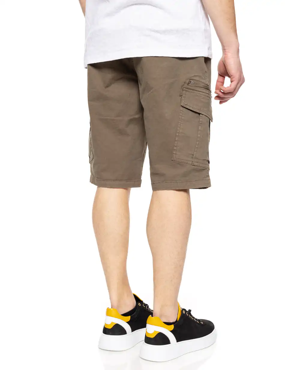Splendid fashion ανδρική βερμούδα cargo 51-221-016 KHAKI