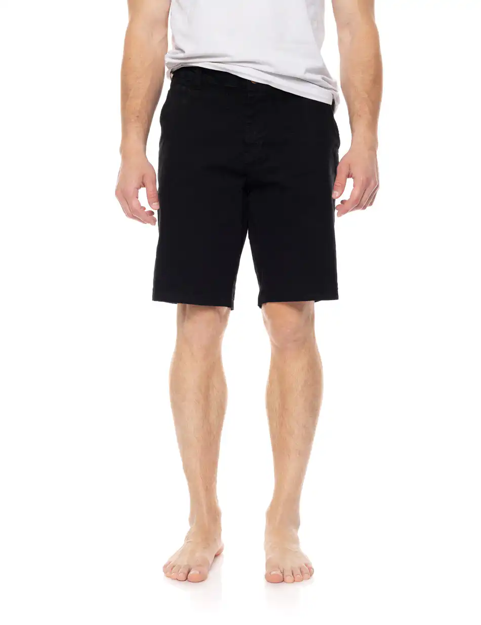 Splendid fashion ανδρική βερμούδα chinos 51-221-022 BLACK