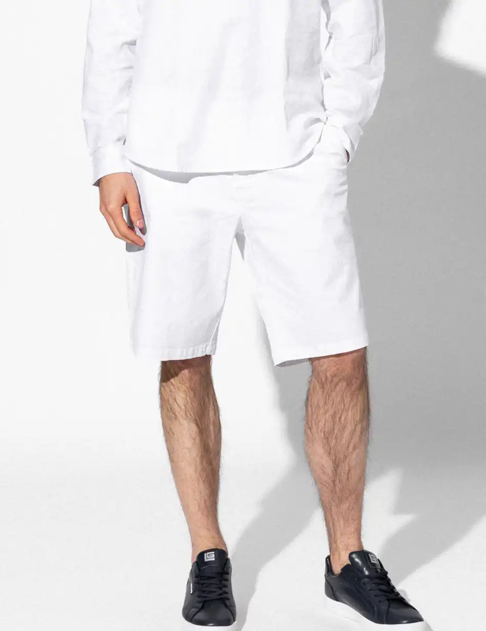 Splendid fashion ανδρική βερμούδα chinos 51-221-022 WHITE