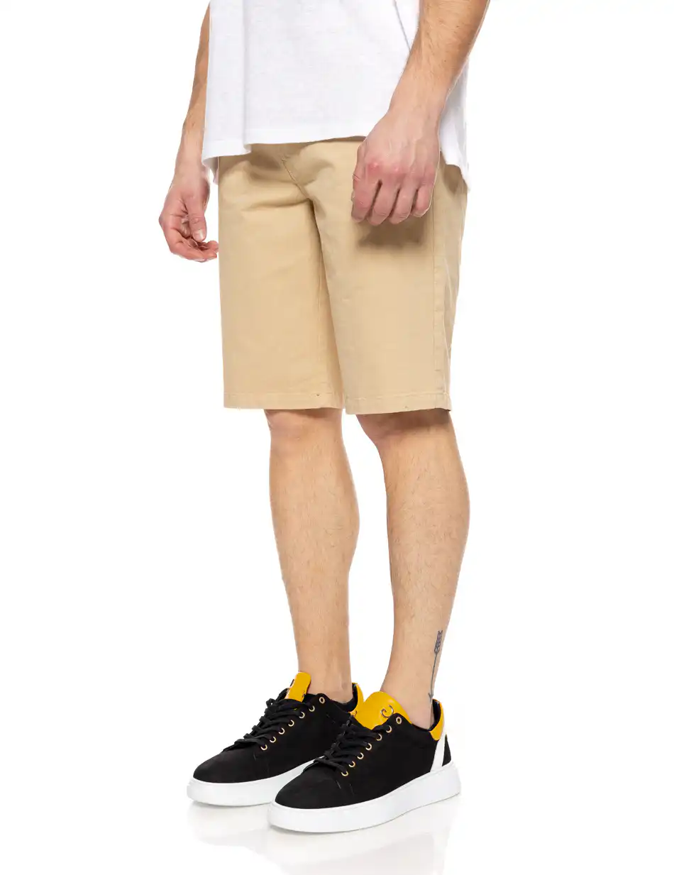 Splendid fashion ανδρική βερμούδα chinos 51-221-022 BEIGE