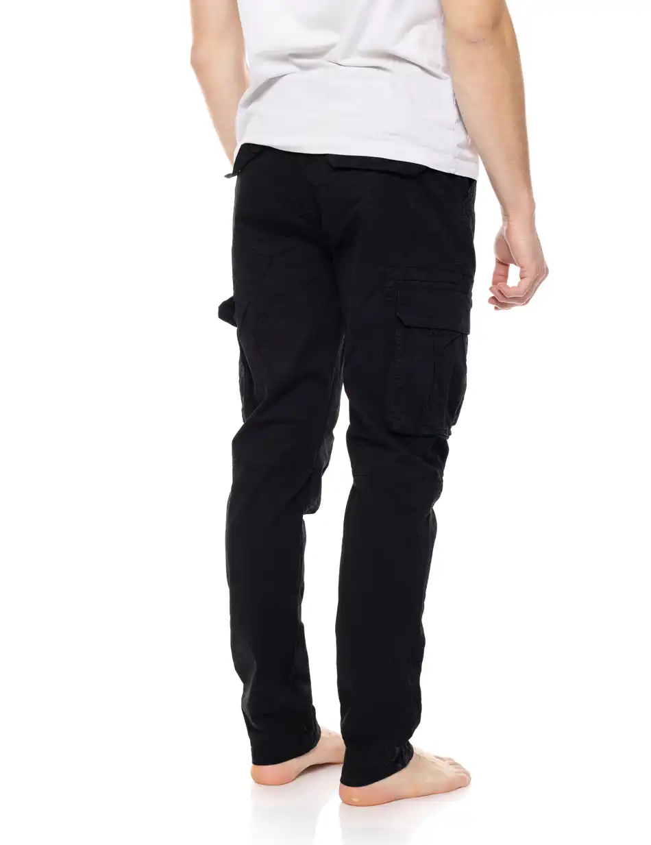 Biston fashion ανδρικό παντελόνι cargo 51-241-006 BLACK