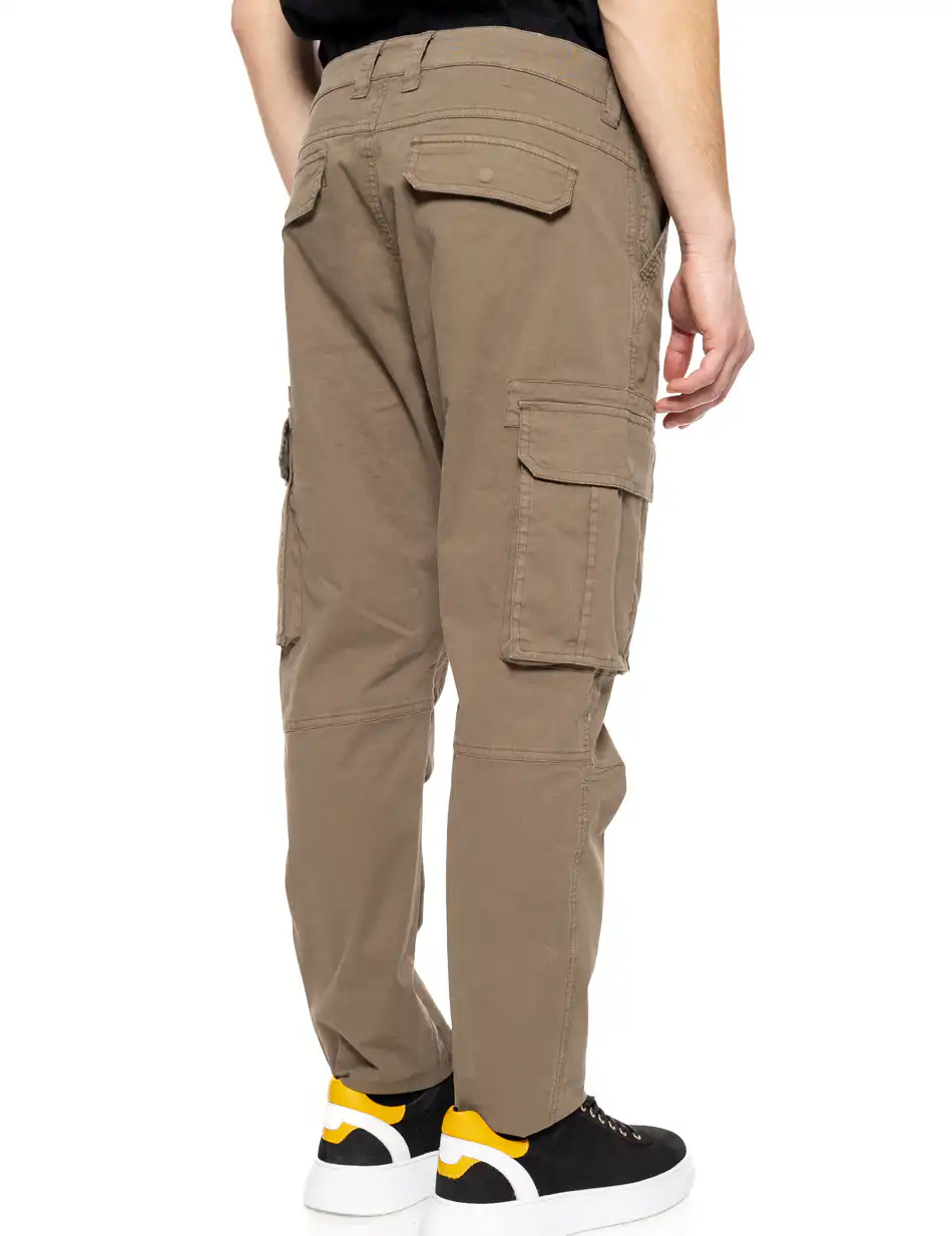 Biston fashion ανδρικό παντελόνι cargo 51-241-006 KHAKI