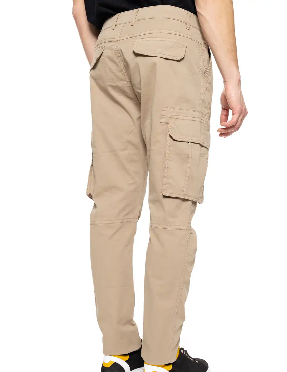 Biston fashion ανδρικό παντελόνι cargo 51-241-006 BEIGE