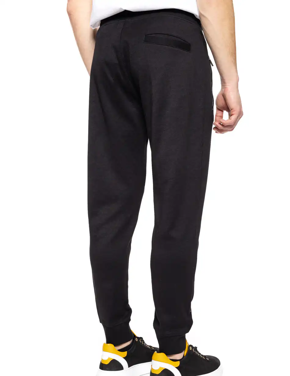 Splendid fashion ανδρικό παντελόνι φούτερ με τσέπες στο πλαι 51-241-009 BLACK