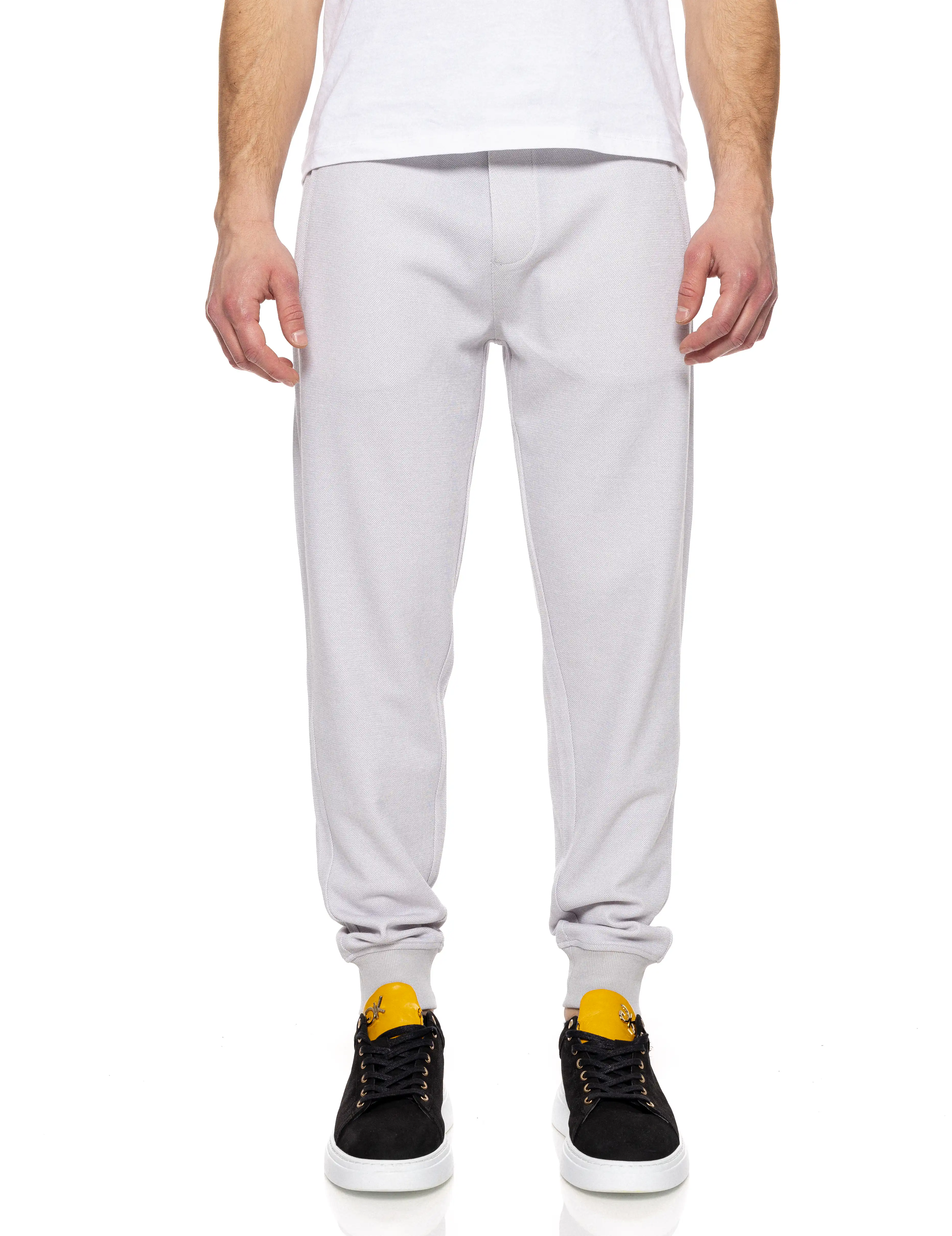 Splendid fashion ανδρικό παντελόνι φούτερ με τσέπες στο πλαι 51-241-009 GREY