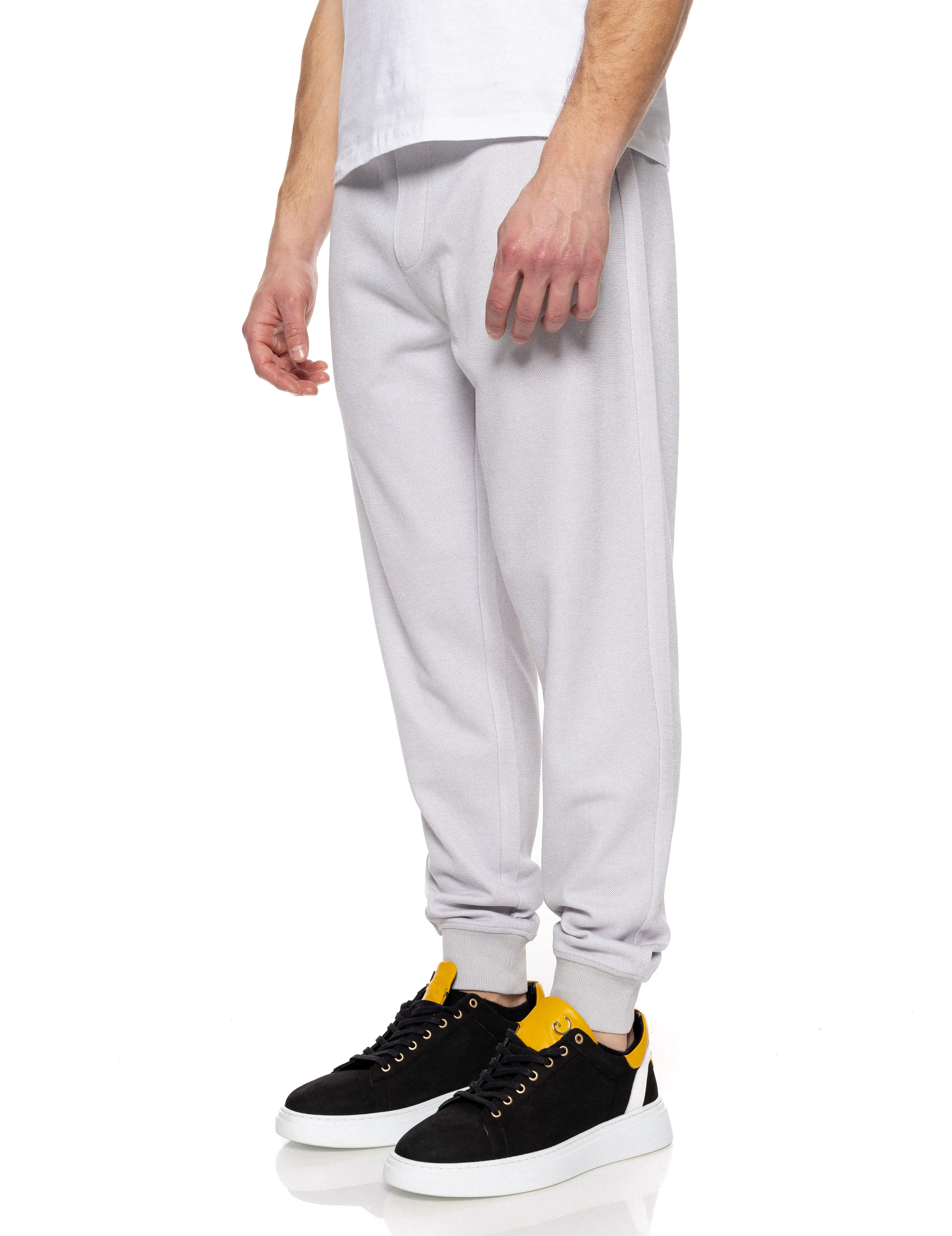 Splendid fashion ανδρικό παντελόνι φούτερ με τσέπες στο πλαι 51-241-009 GREY